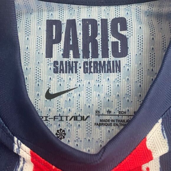 Nike Paris Saint Germain 24/25 Dri-Fit ADV Soccer Jersey FN9155-411 Kids size XS - Picture 4 of 12
